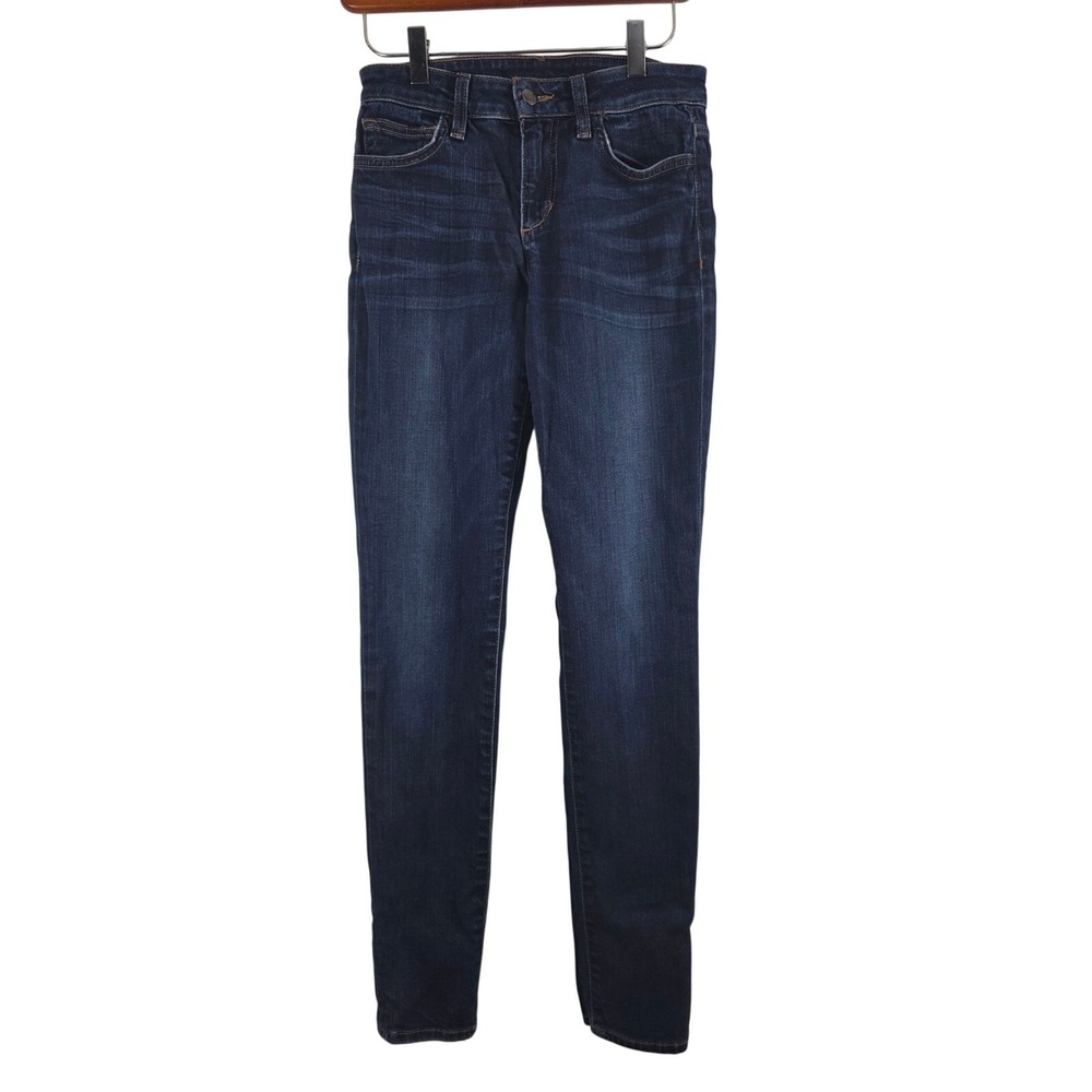Joes Jean The Skinny 27‎ Womens Mid Rise Dark Wash Stretchy Denim Bottoms